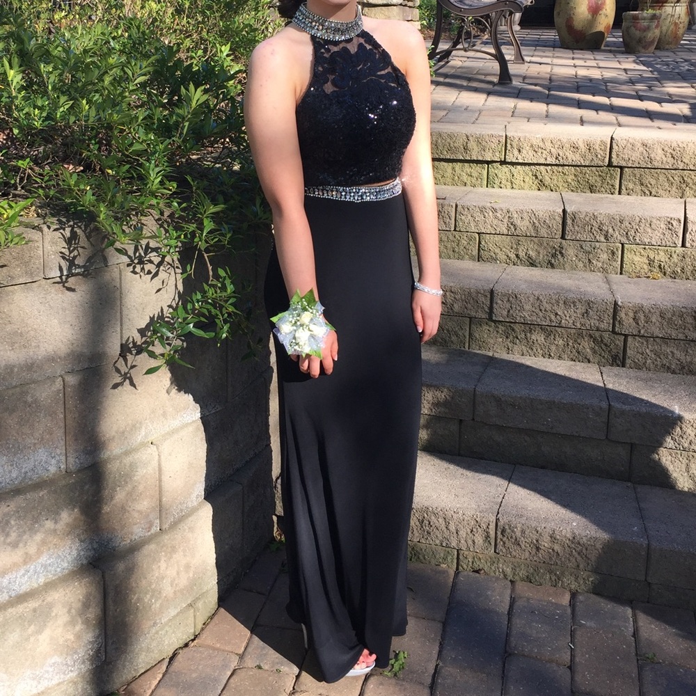 Two Piece Prom Dress